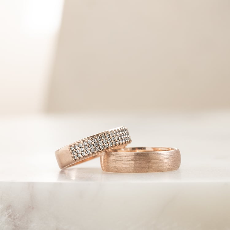 Zlatý eternity prsteň plný diamantov Kitila 152839