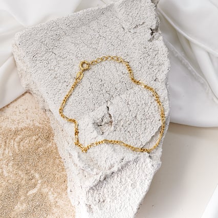 Figaro náramok 21 cm zo striebra