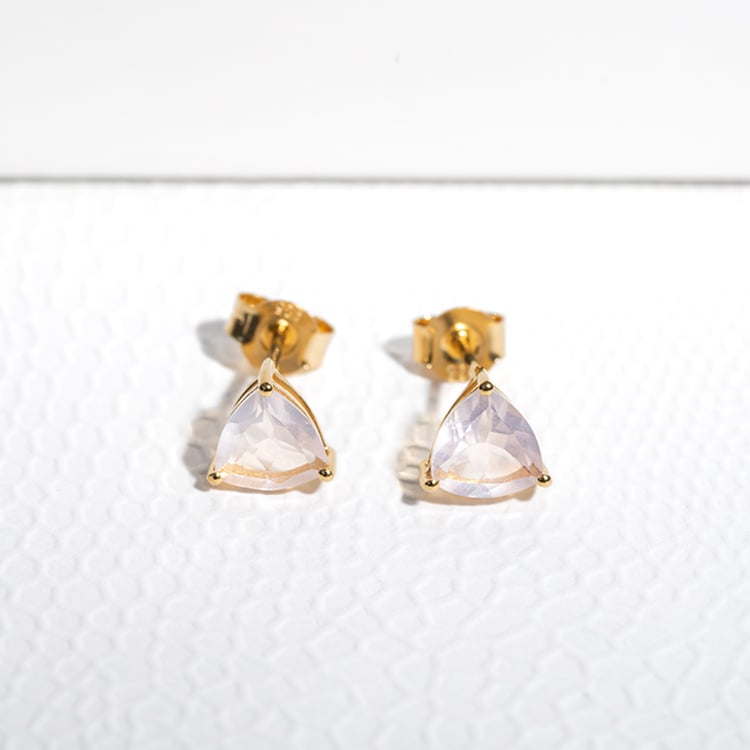 Strieborné náušnice s ruženínmi Magni 123882