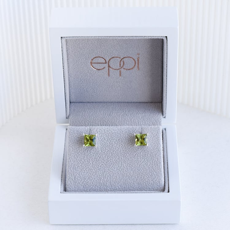 Náušnice s olivínmi 96440