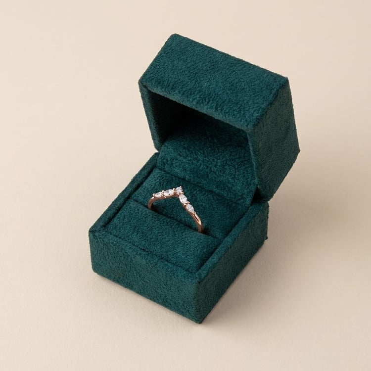 Vykrojený prsteň s round, pear a marquise lab-grown diamantmi Craig 166406