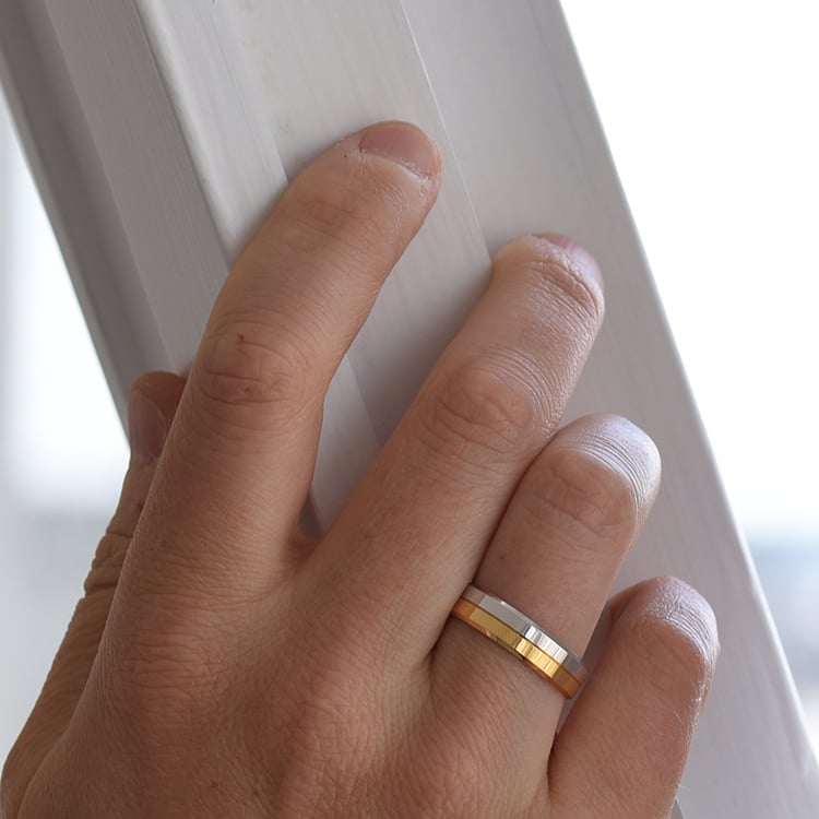 Pánsky snubný prsteň 64287