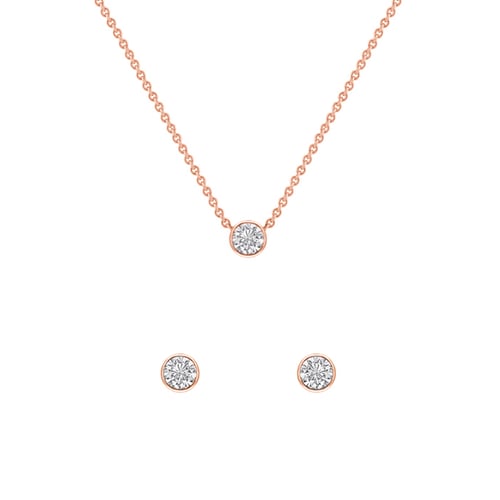 Minimalistický set šperkov s diamantmi Misu