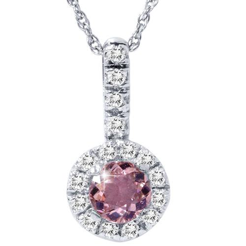 Diamantový náhrdelník s turmalínom