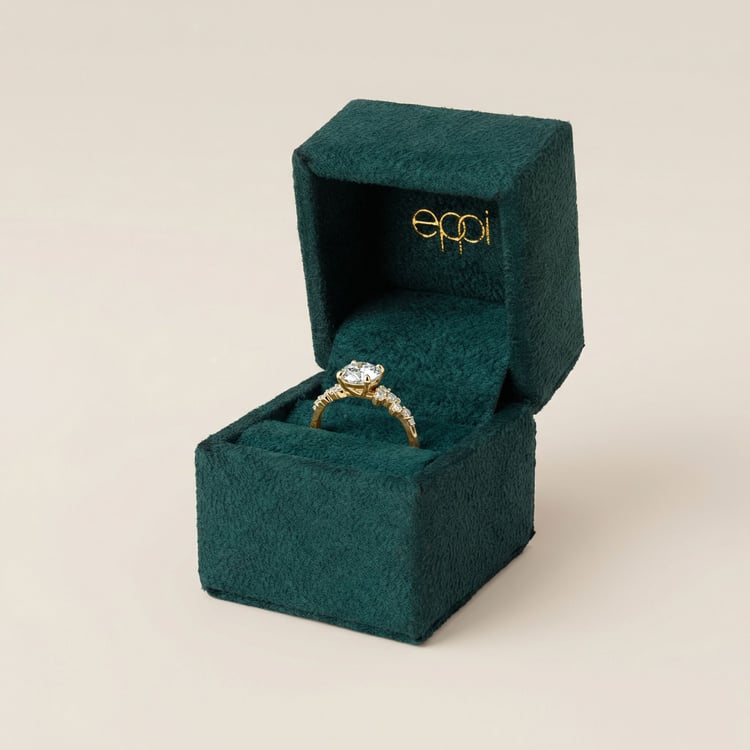 Rozvodový prsteň s lab-grown diamantmi Carina 165125