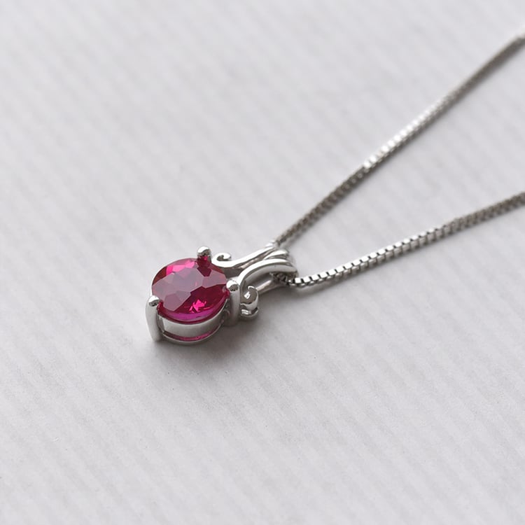 Náhrdelník s rubínom 74289