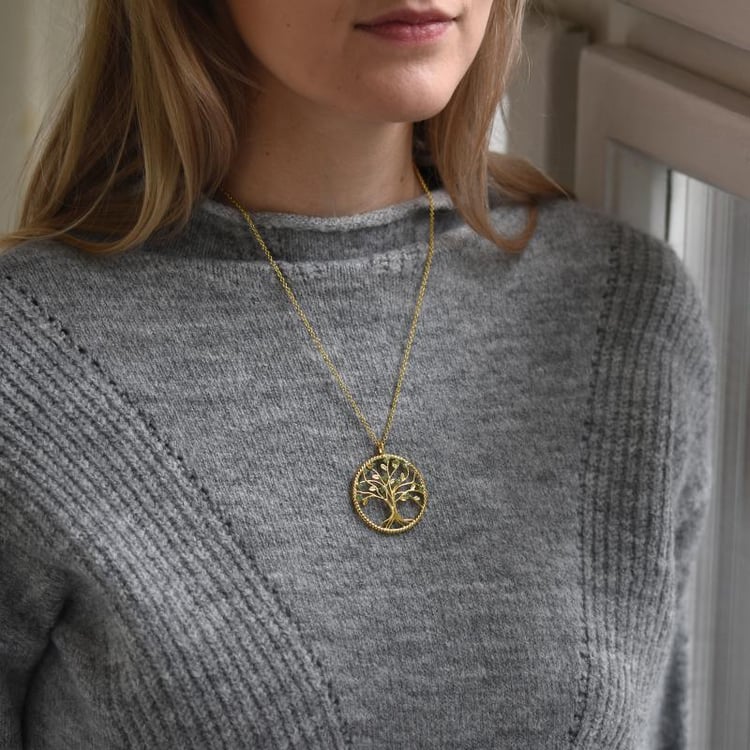 Smaragdový náhrdelník strom života 49433