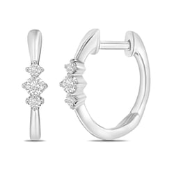 Krúžky s oslnivými diamantmi Ciro