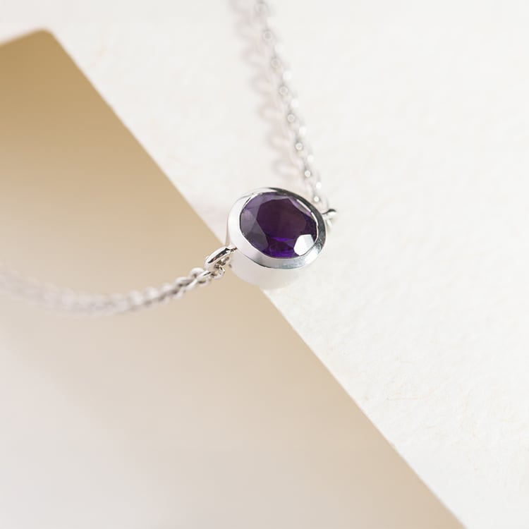 Zlatý náramok s ametystom Rollie 147942