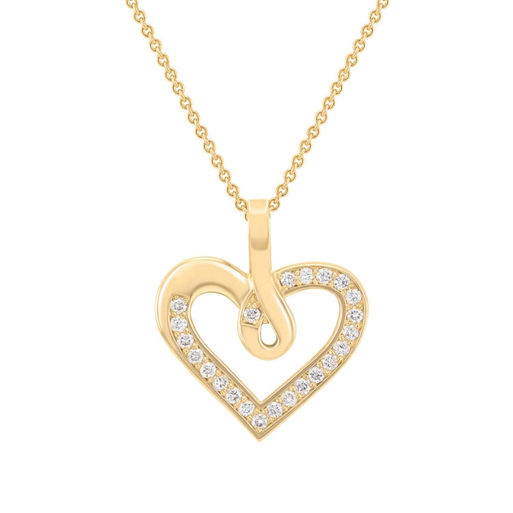 Náhrdelník s diamantmi 40815