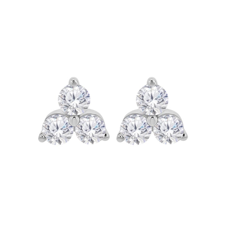 Zlaté diamantové náušnice 35047