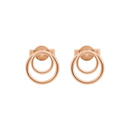 Zlaté napichovacie krúžky Clemo