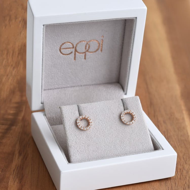 Diamantové karma náušnice Leonna 85924