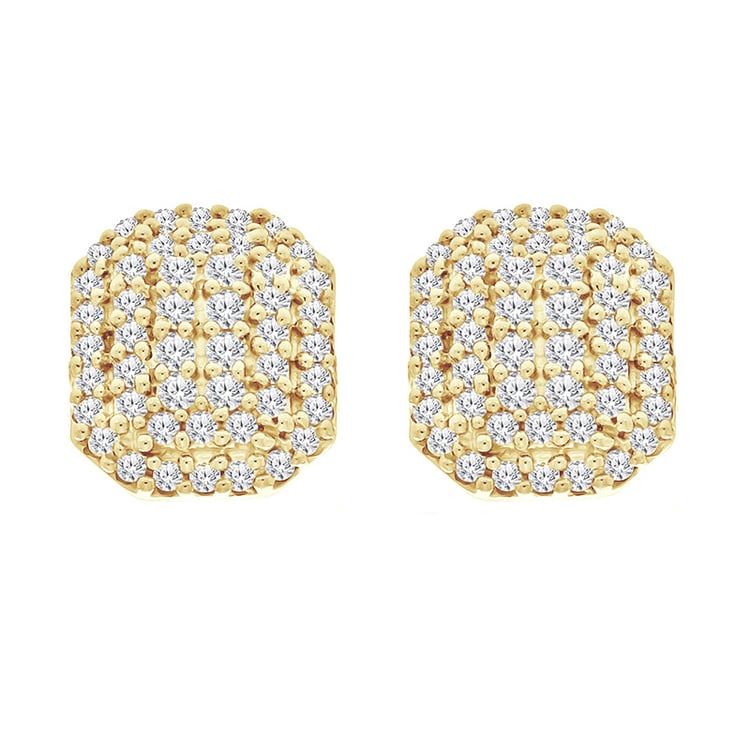 Zlaté náušnice 93075