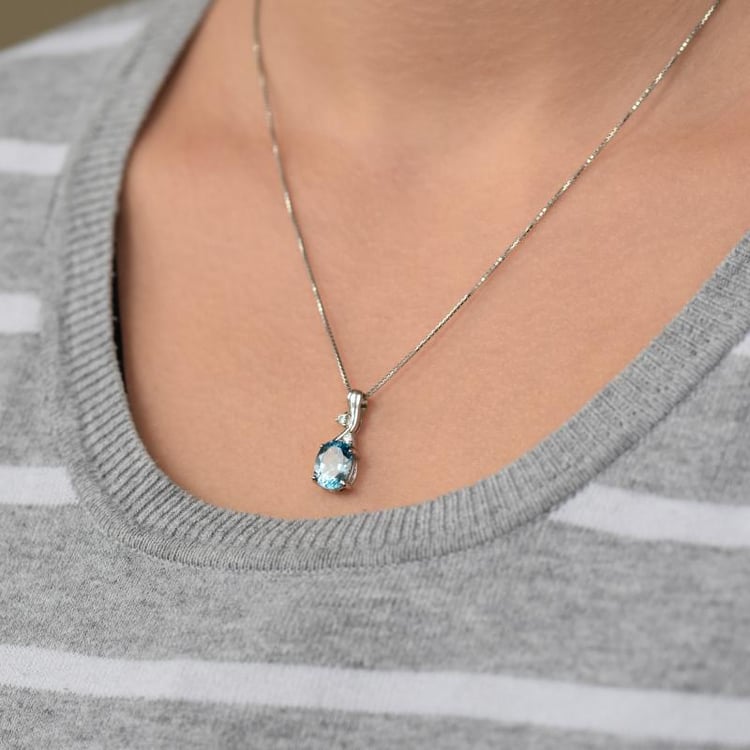 Topásové náušnice zo striebra Jayda 6215