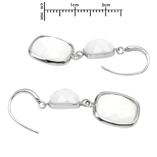 Strieborné náušnice s ónyxmi 53499