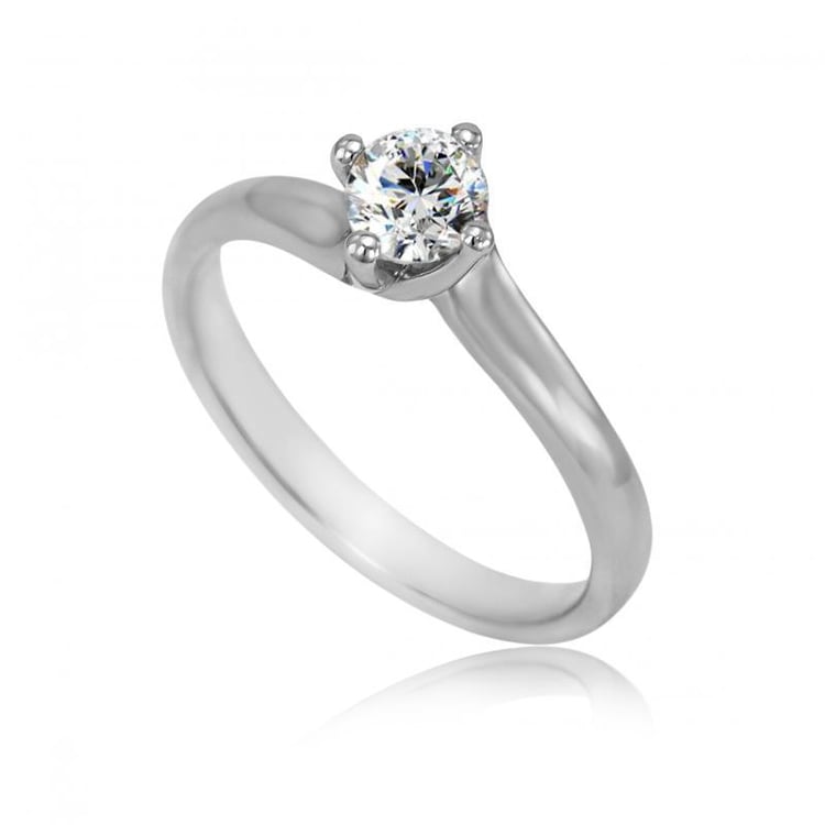 Platinový prsteň Edona