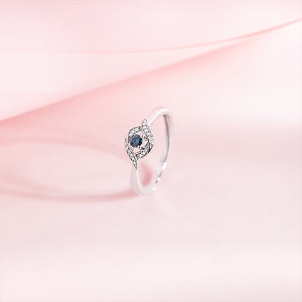 Zásnubný prsteň s modrým diamantom Krell
