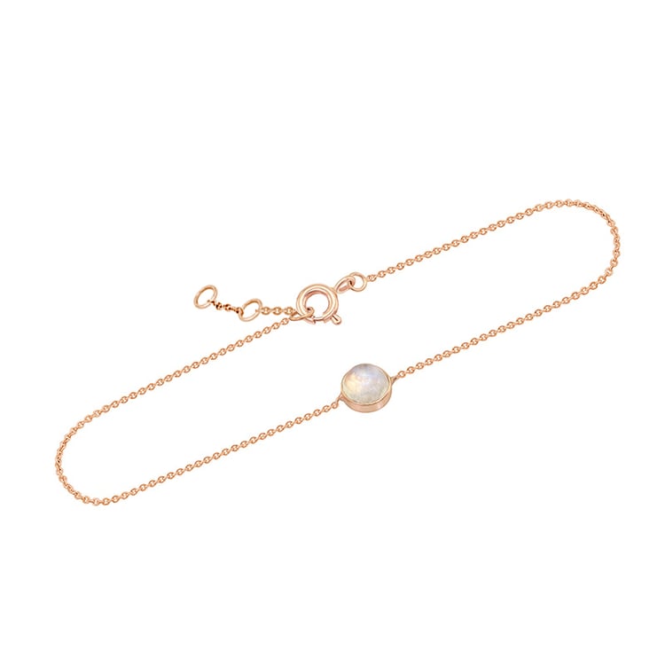 Zlatý náramok s mesačným kameňom Mathis 144030