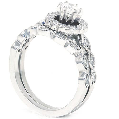 sada zásnubného a snubného prsteňa 4397