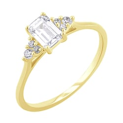 Zásnubný prsteň  s 0.37ct IGI certifikovaným lab-grown diamantom Rhea