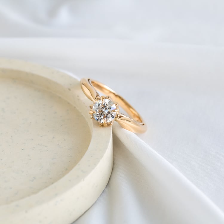 Zásnubný prsteň s postrannými marquise diamantmi Lisabet 124764