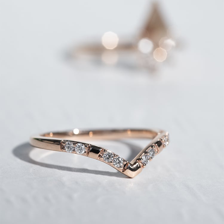 Set prsteňov so salt and pepper diamantom, lab-grown diamantmi a moissanitmi Madii 122675