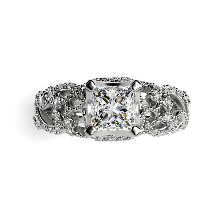 Prsteň s certifikovaným diamantom 15820