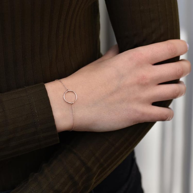 Karma náramok z ružového zlata 44766