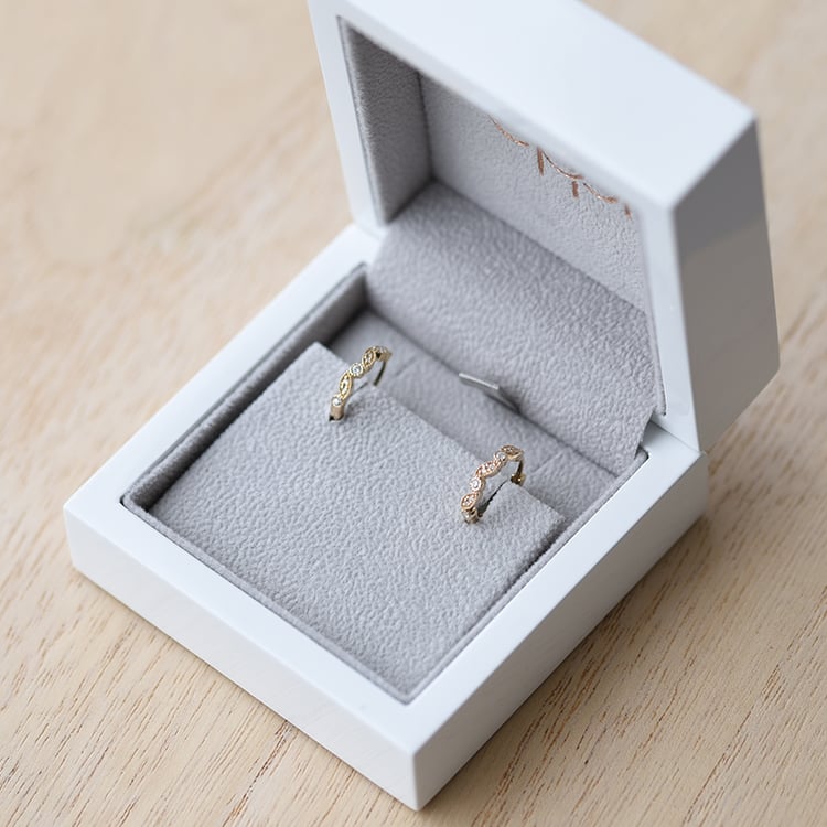 Strieborné kruhové náušnice s lab-grown diamantmi Sprita 104114