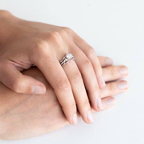 Set prsteňov s možnosťou výberu lab-grown diamantu Londie