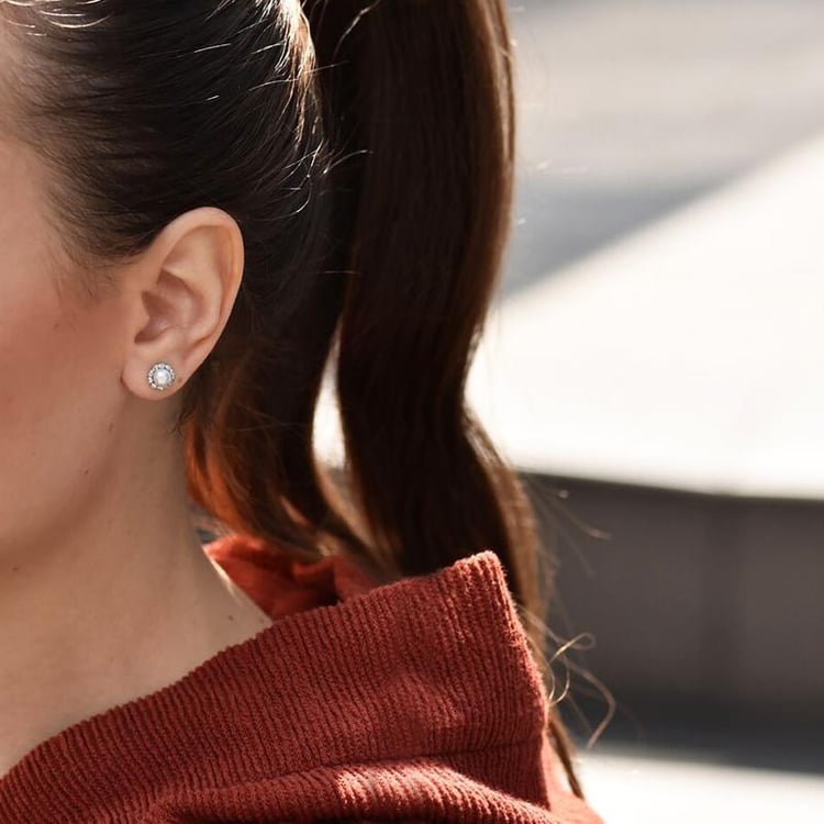 Náušnice s diamantmi 42706