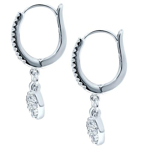 Zlaté diamantové náušnice 4834