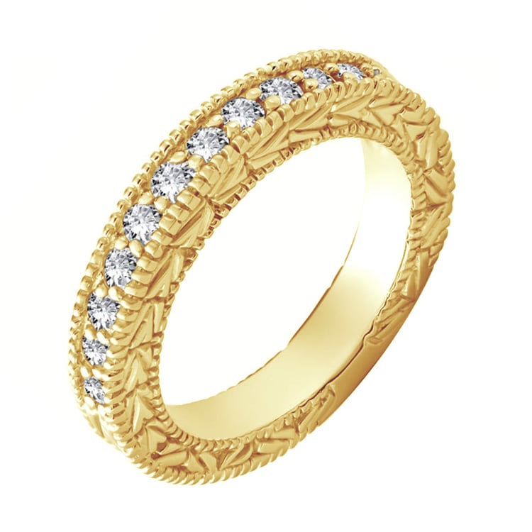 Vintage obrúčka s lab-grown diamantmi Silva 105740