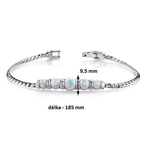 Náramok s opálmi 16642