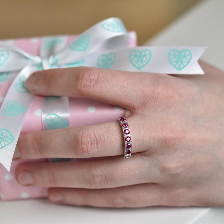 Eternity prsteň zo striebra 29993