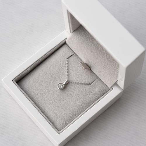 Prívesok s ČGL certifikovaným diamantom Tress