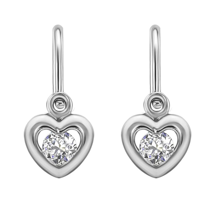 Detské náušnice zo zlata s diamantmi 145063