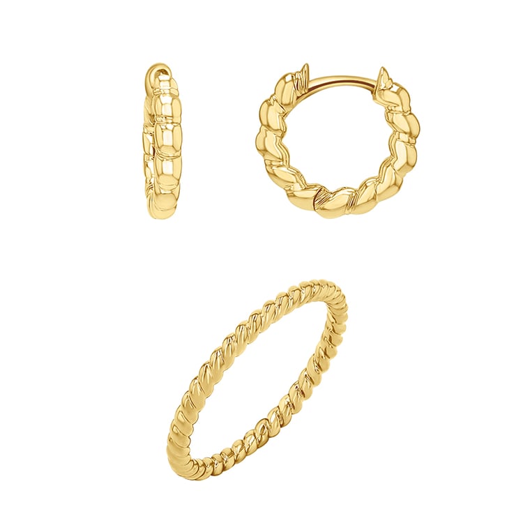 Kolekcia strieborných prepletených šperkov Attory