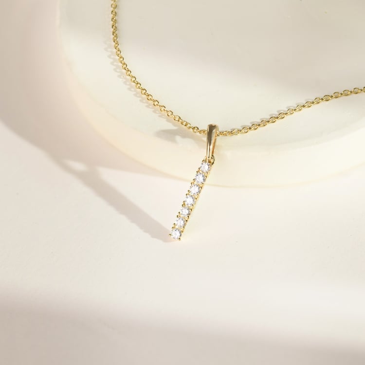 Zlatý prívesok s lab-grown diamantmi Merrilin 164935