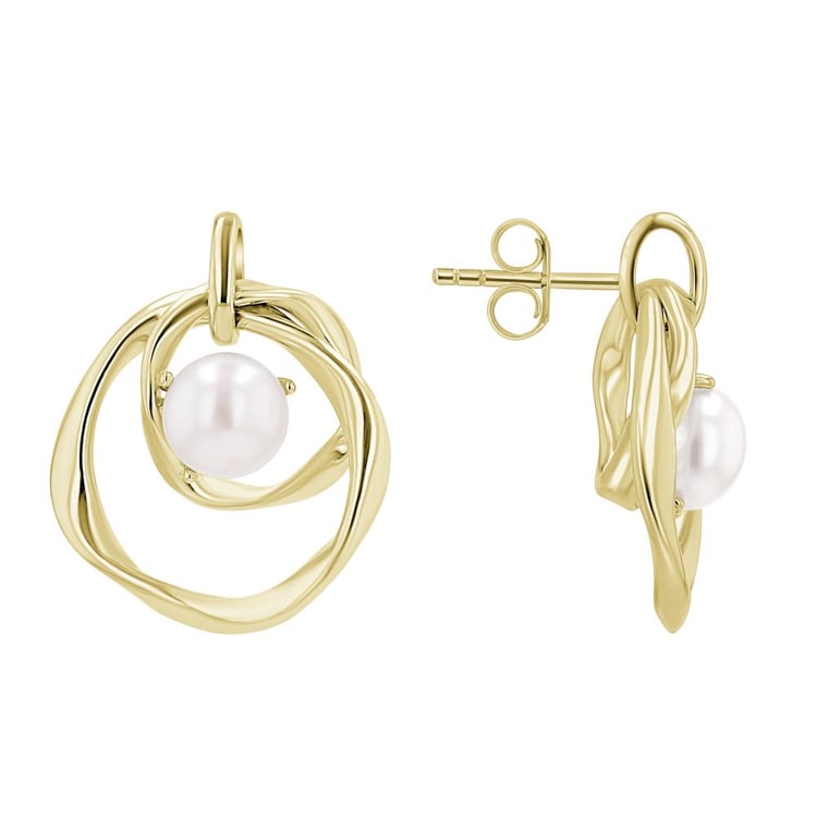 Perlové náušnice zo striebra Thalia 163984