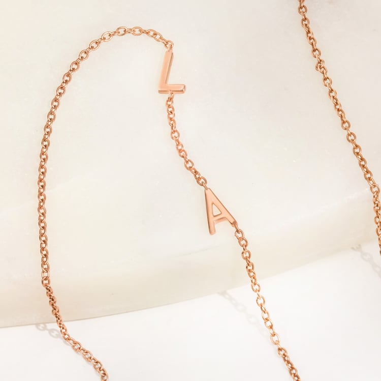 Náhrdelník s 2 písmenami vašej voľby 165077