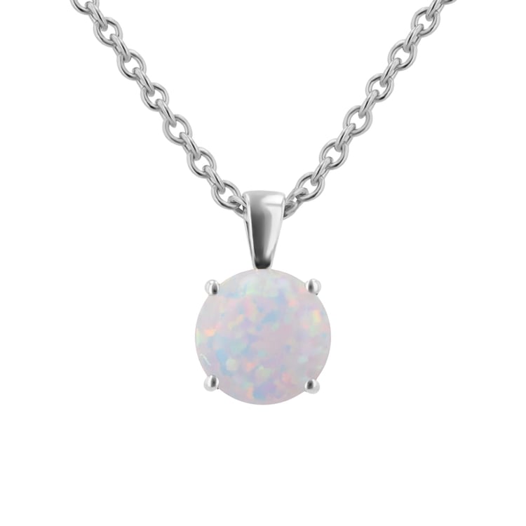 Biely opál v zlatom prívesku Atik