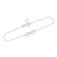 Strieborný fashion náramok Infinity