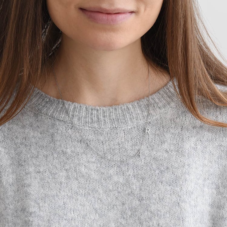 Náhrdelník s písmenkami zo zlata 89190