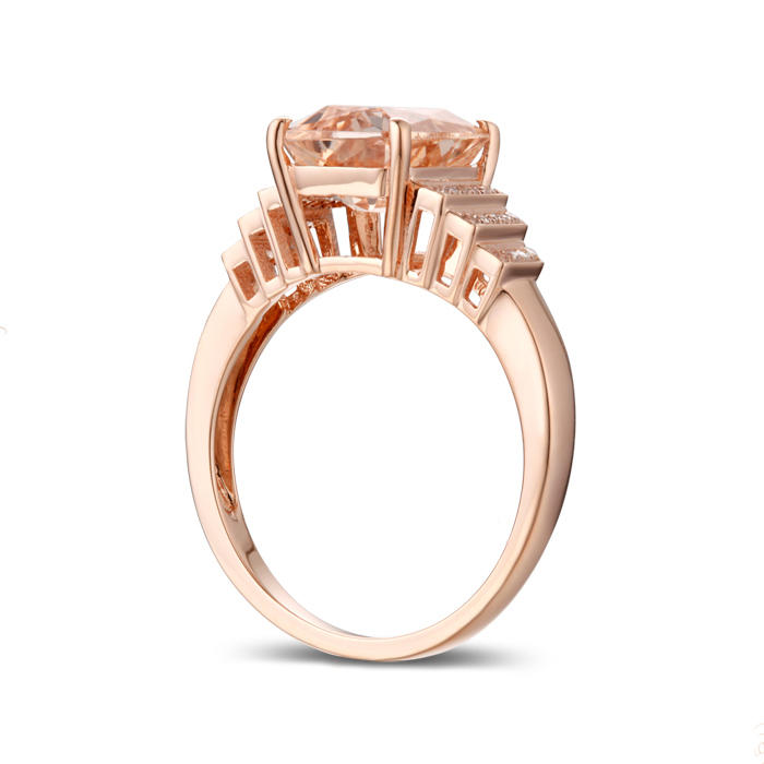 Prsteň s morganitom 9461