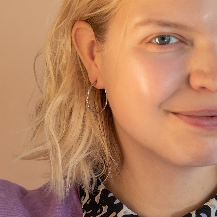 Kruhové náušnice zo striebra Shaylyn 99139