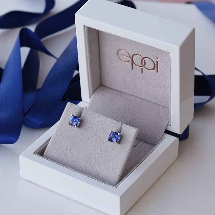 Náušnice so zafírmi 92307