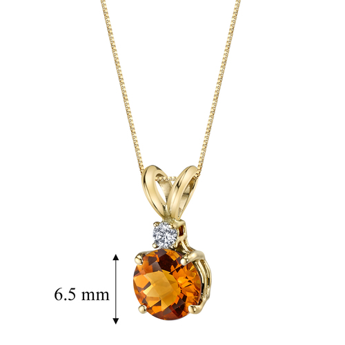 Náhrdelník s citrínom 40227