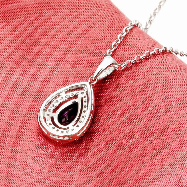 Ametystový náhrdelník zo zlata 8510